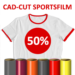    CAD-CUT SPORTSFILM   50%!