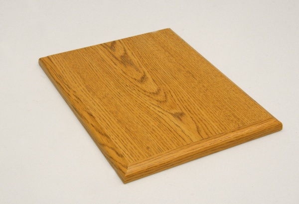 Деревянная подложка (плакетка) OKP-810 20х25 см, дуб, классический